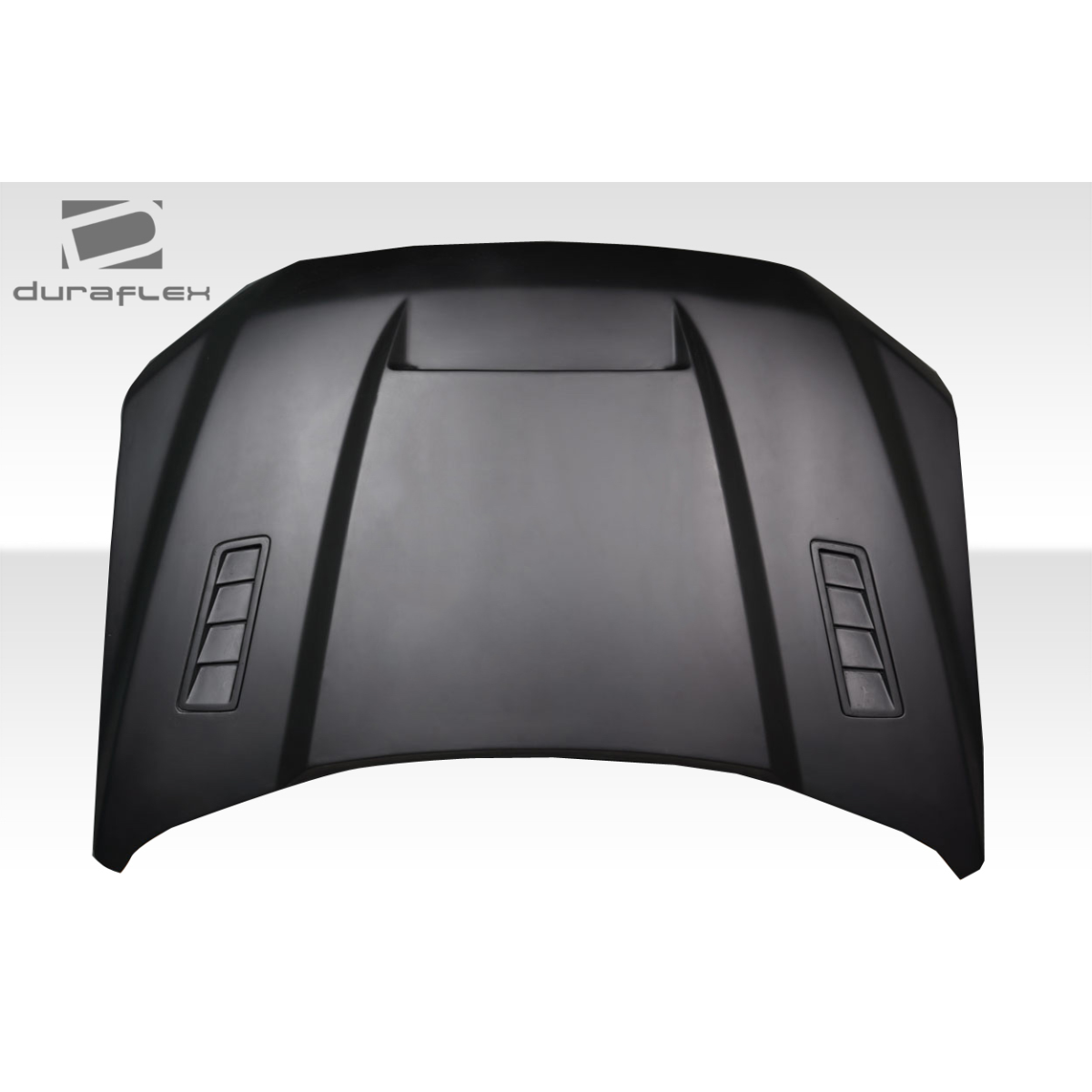 Modify your Ford F-150 2015 with our Exterior/Hoods - Front view of the hood at a straight angle