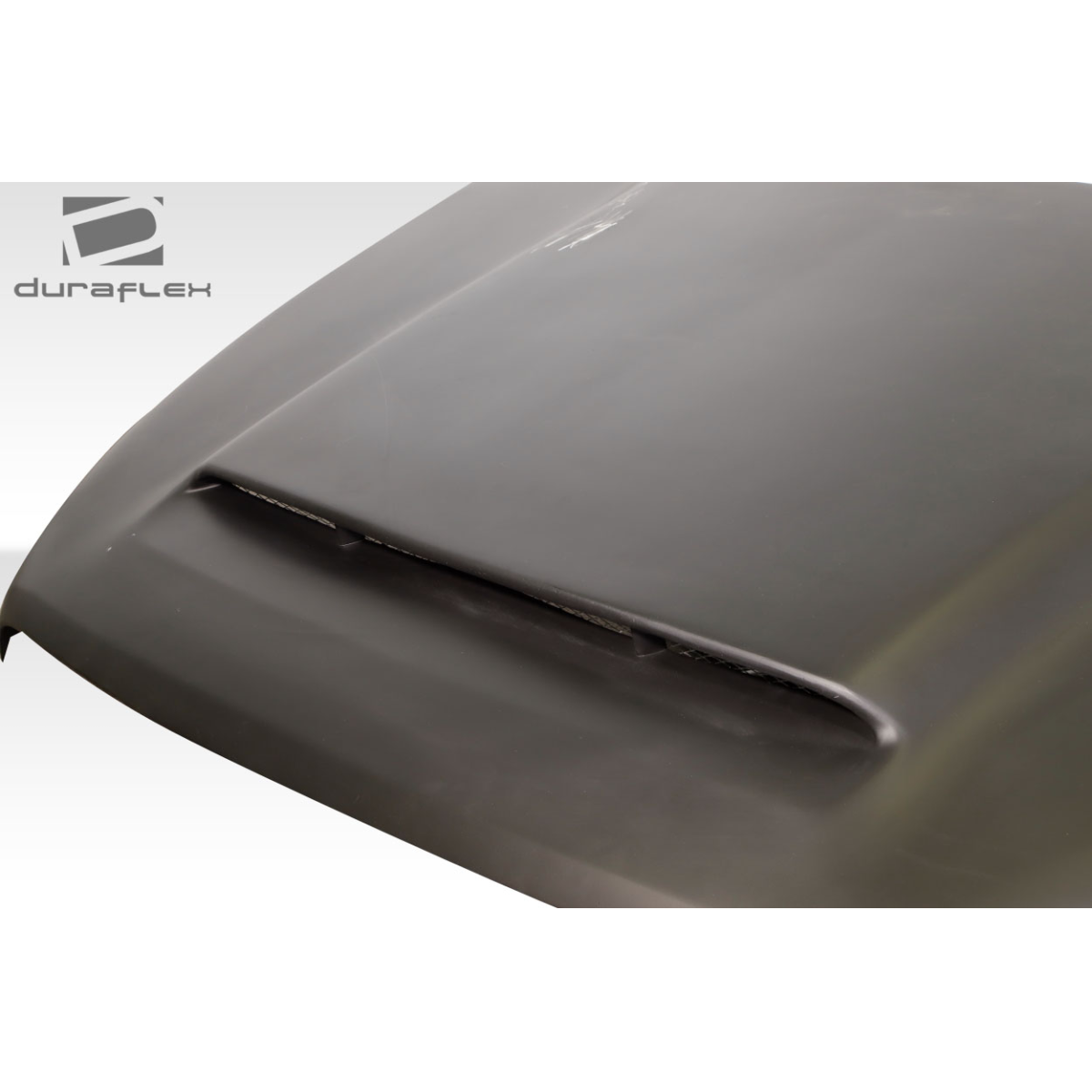 Modify your Dodge Ram 2009 with our Exterior/Hoods - Top down view of the hood at a slight angle