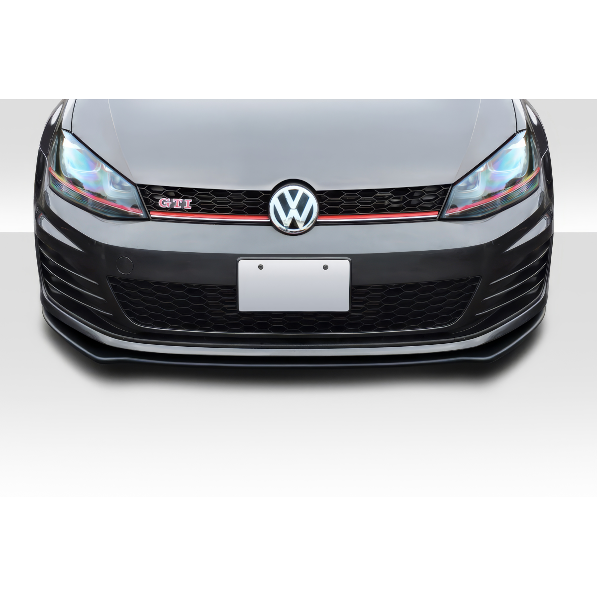 Modify your Volkswagen Golf 2015 with our Exterior/Front Lips - Frontal view of the vehicle at eye level