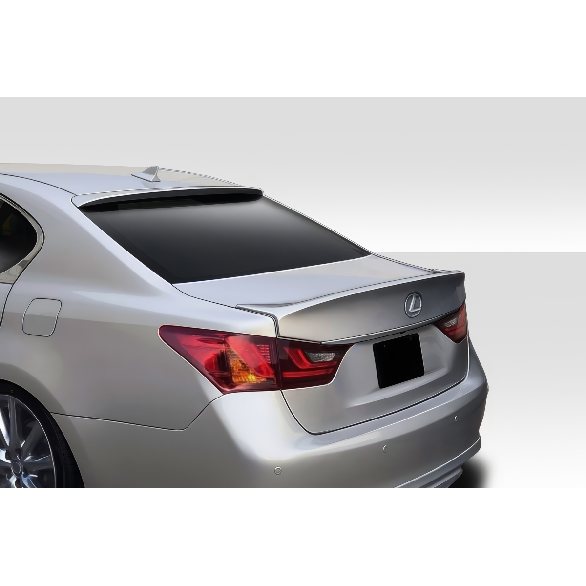 Modify your Lexus GS300 2013 with our Exterior/Wings - Rear angle view of Lexus GS300 with wing spoiler