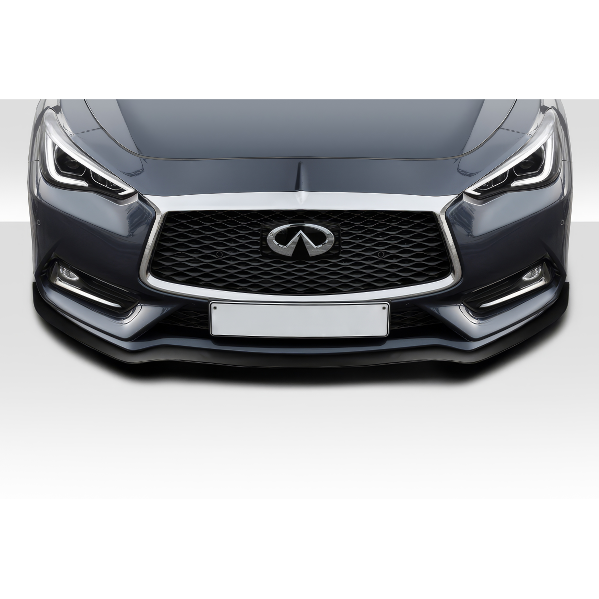 Modify your Infiniti Q60 2017 with our Exterior/Other Exterior - Front view at a low angle of the vehicle