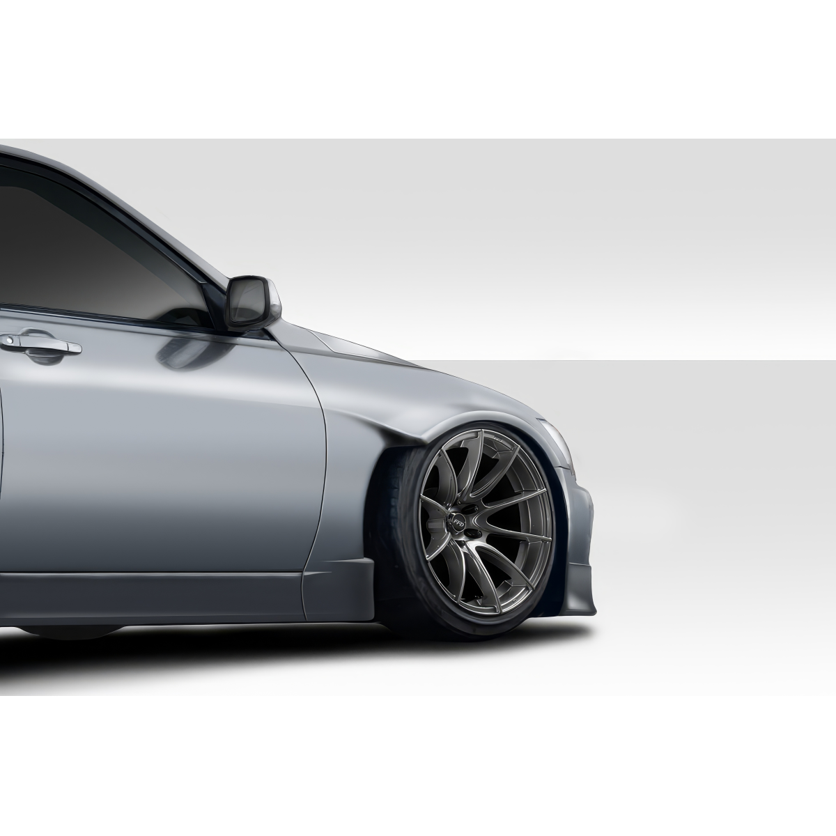 Modify your Lexus IS Series 2000 with our Exterior/Fenders - Angled view of vehicle fender with wheel