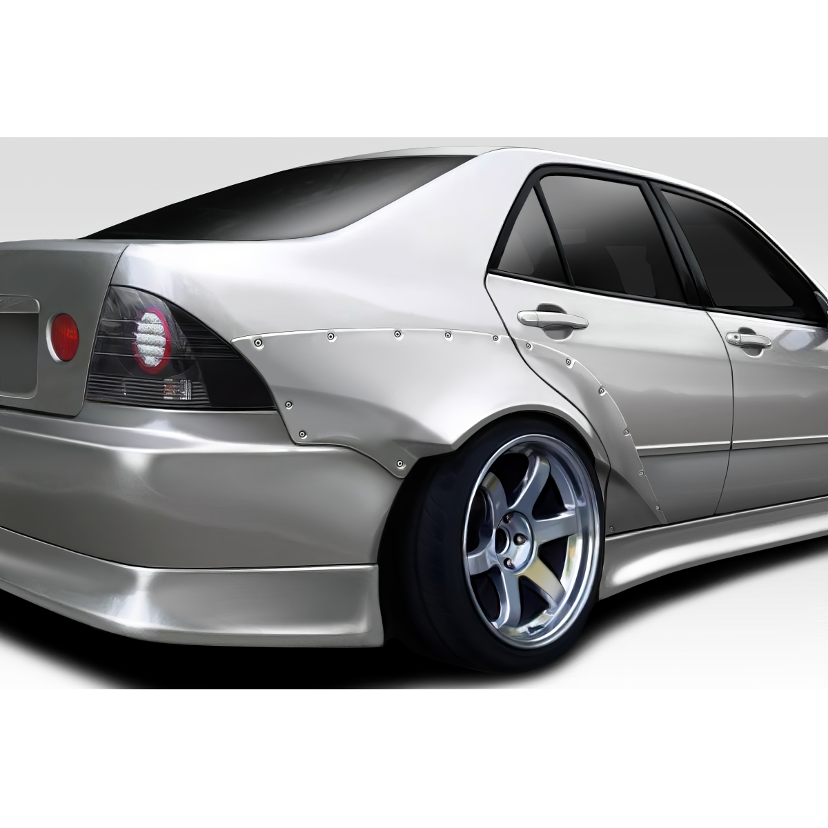 Modify your Lexus IS Series 2000 with our Exterior/Fenders - Rear angle showing modified fender flares