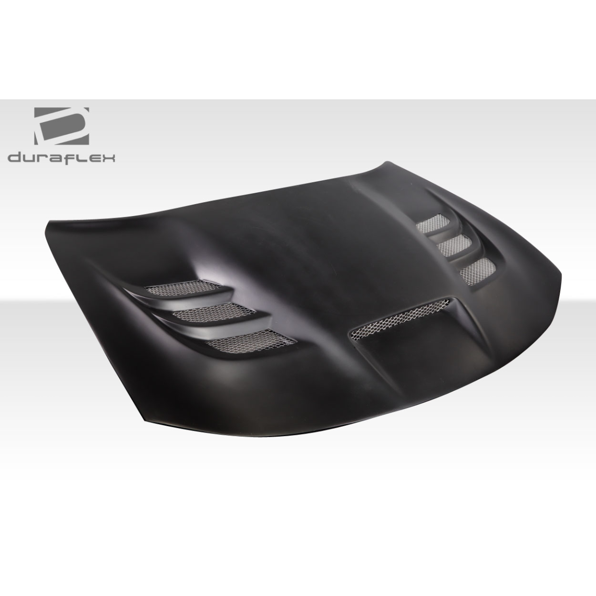 Modify your Dodge Charger 2015 with our Exterior/Hoods - Front angle view of car hood part showing details