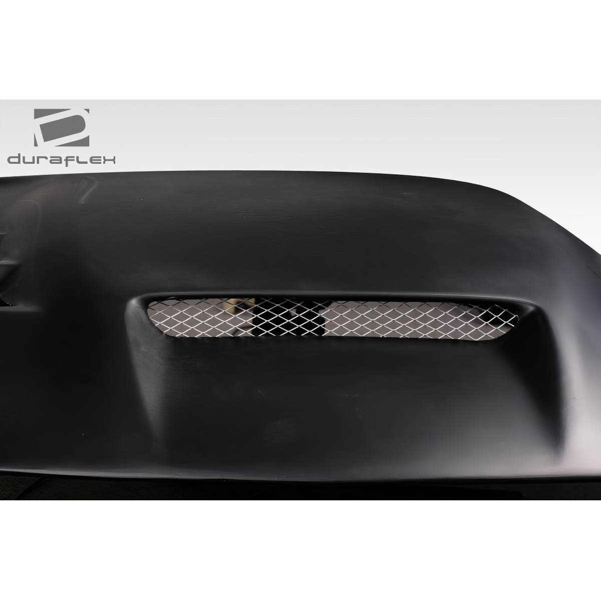 Modify your Dodge Charger 2015 with our Exterior/Hoods - Front view angle of the hood with mesh insert