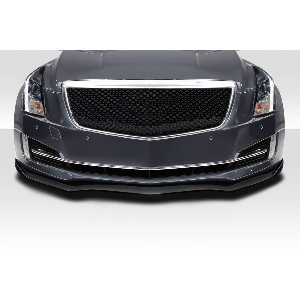 Modify your Cadillac ATS 2012 with our Exterior/Front Bumpers or Lips - Front view of front lip spoiler on Cadillac ATS