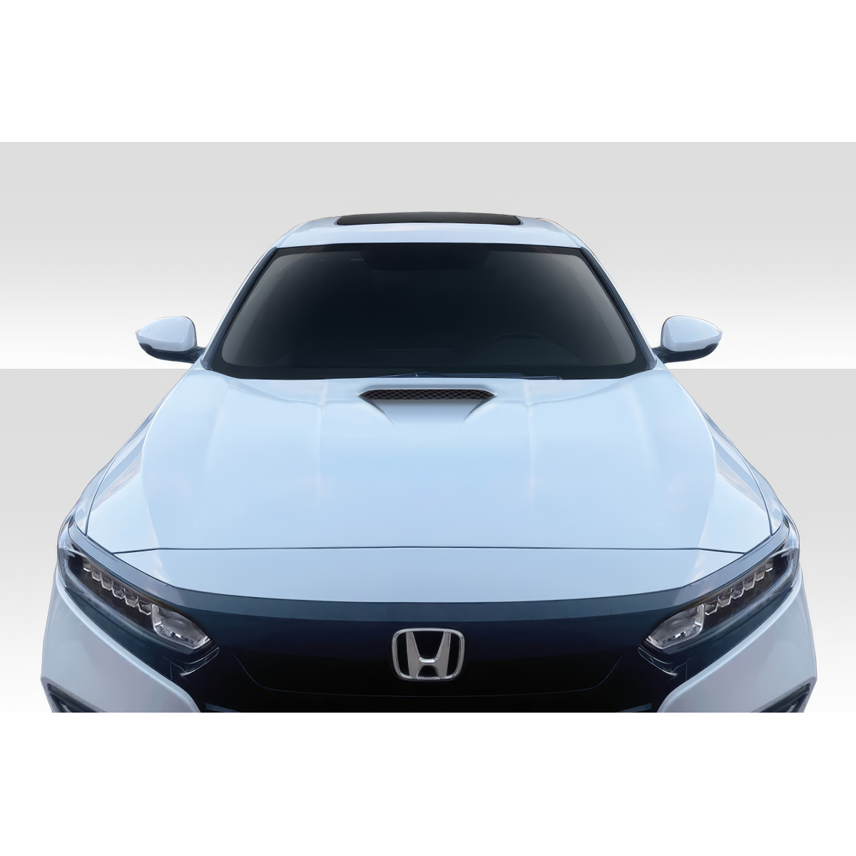 Modify your Honda Accord 2018 with our Exterior/Hoods - Front view of 2018 to 2022 Honda Accord hood