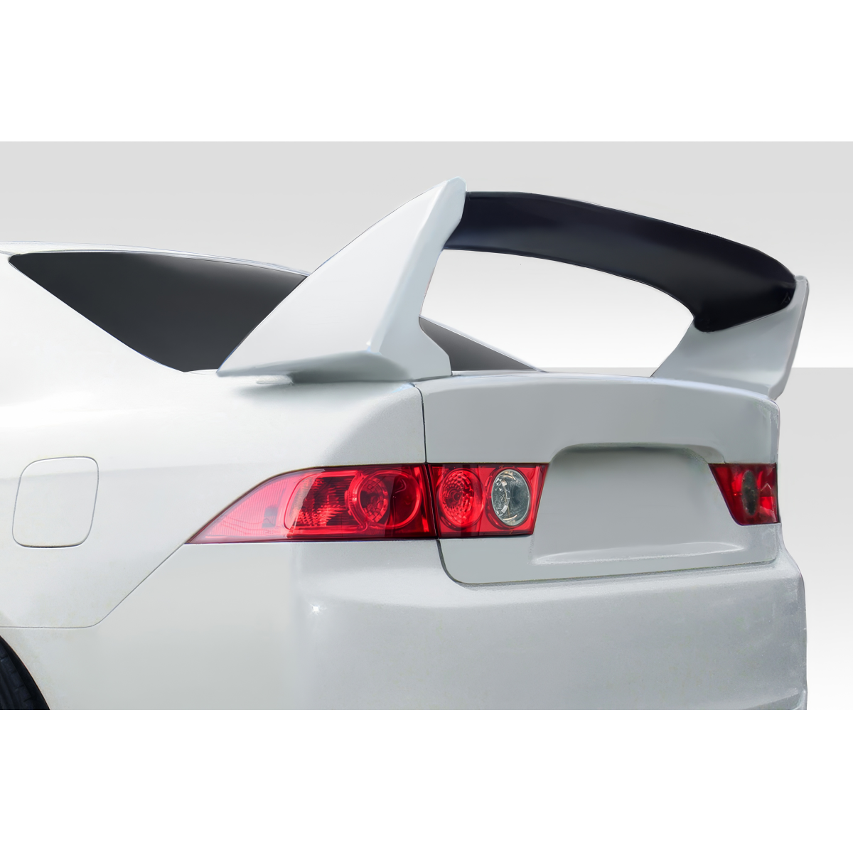 Modify your Acura TSX 2004 with our Exterior/Wings - Rear view at a slight upward angle