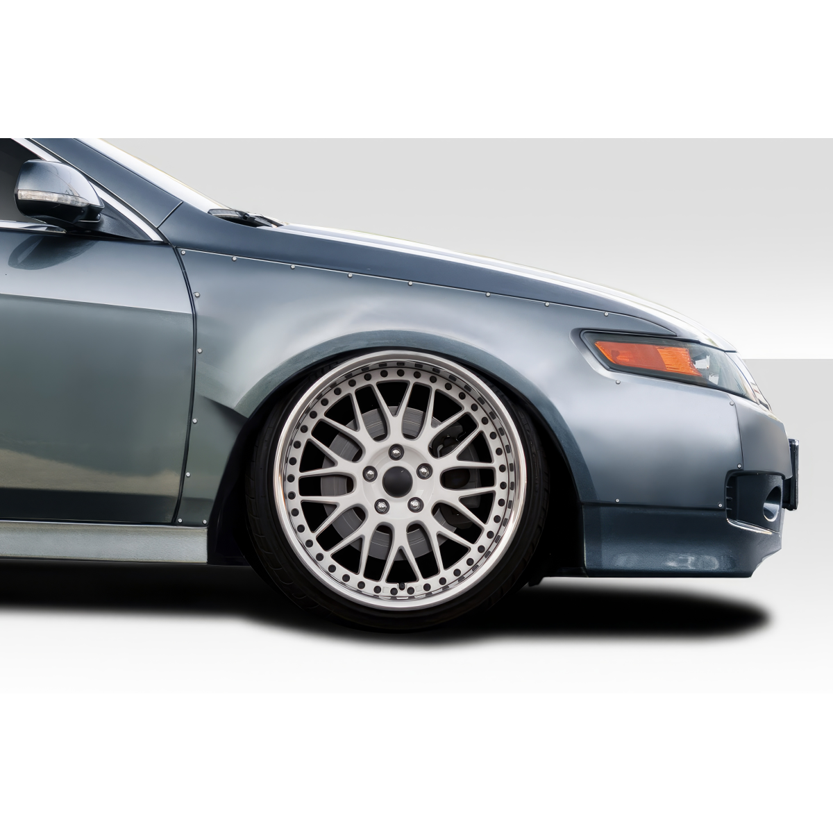 Modify your Acura TSX 2004 with our Exterior/Fenders - Side angle showcasing fender and wheel details