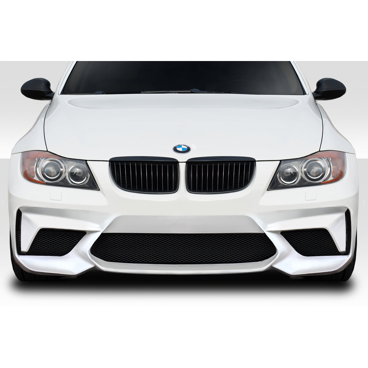 Modify your BMW 3-Series 2006 with our Exterior/Front Bumpers or Lips - Front view of a BMW 3 Series