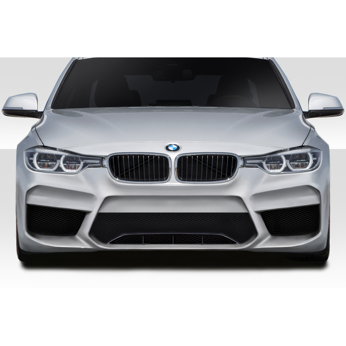 Modify your BMW 3-Series 2012 with our Exterior/Front Bumpers or Lips - Front view of BMW 3 Series bumper