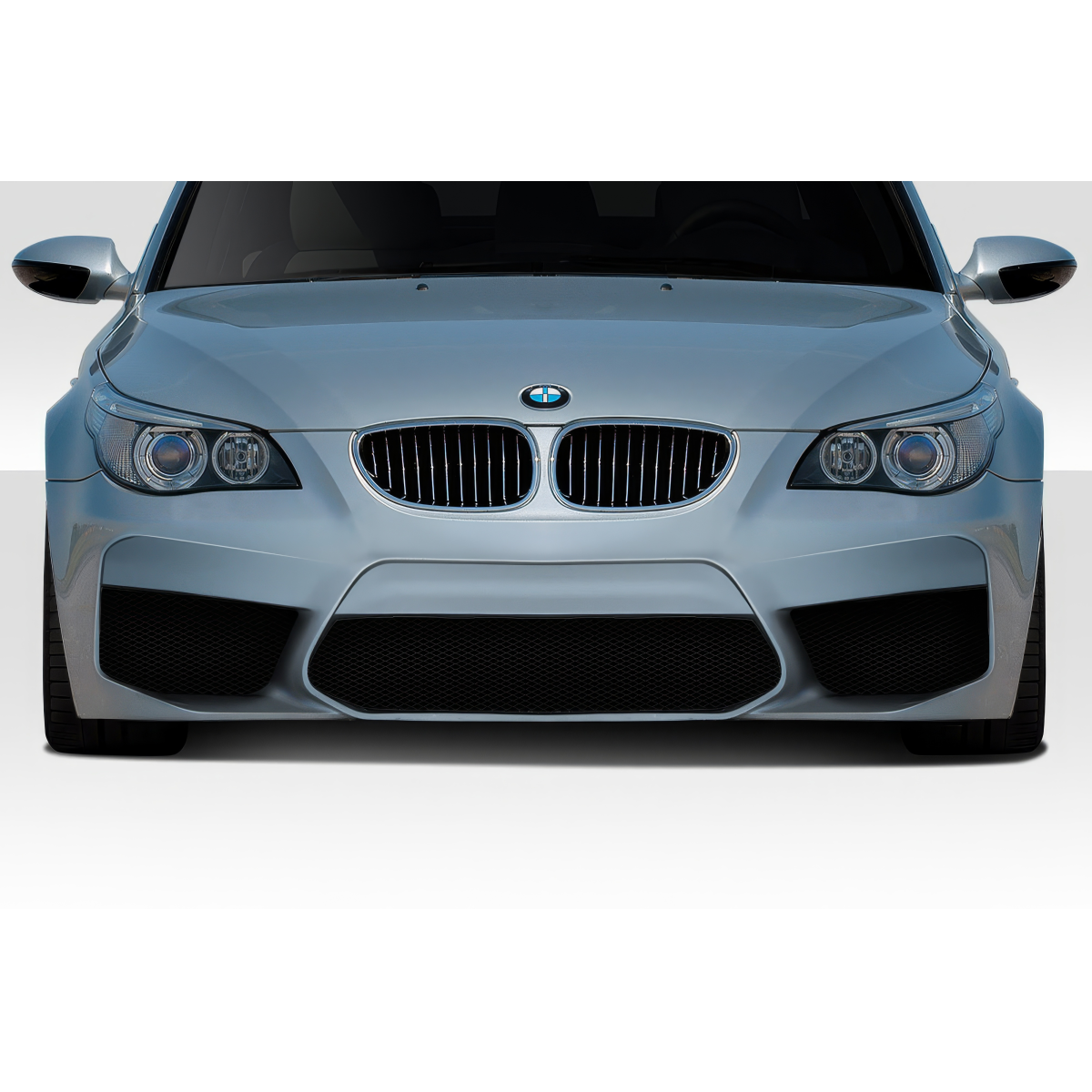 Modify your BMW 5-Series 2004 with our Exterior/Front Bumpers or Lips - Front view of the BMW 5 Series E60 bumper