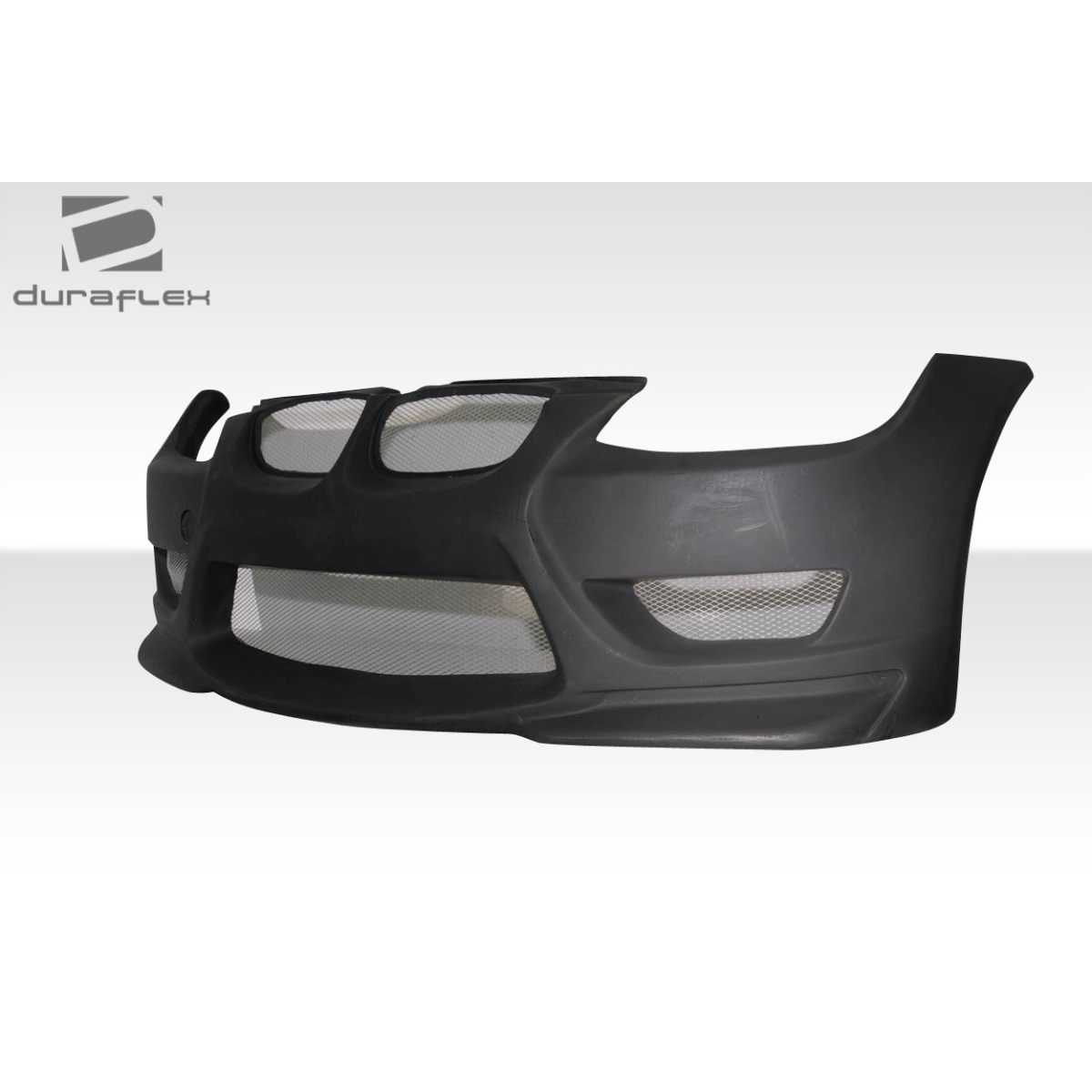 Modify your BMW M3 2008 with our Exterior/Front Bumpers or Lips - Part shown from side angle with mesh grille detail