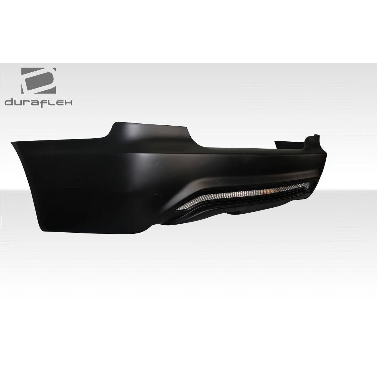 Modify your BMW M3 2008 with our Exterior/Rear Bumpers or Lips - Side angle view of a rear bumper part