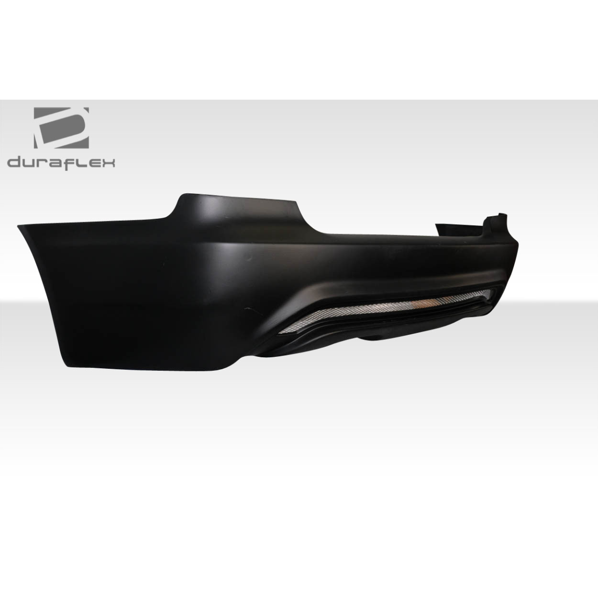 Modify your BMW M3 2008 with our Exterior/Rear Bumpers or Lips - Side angle view of BMW M3 rear bumper part