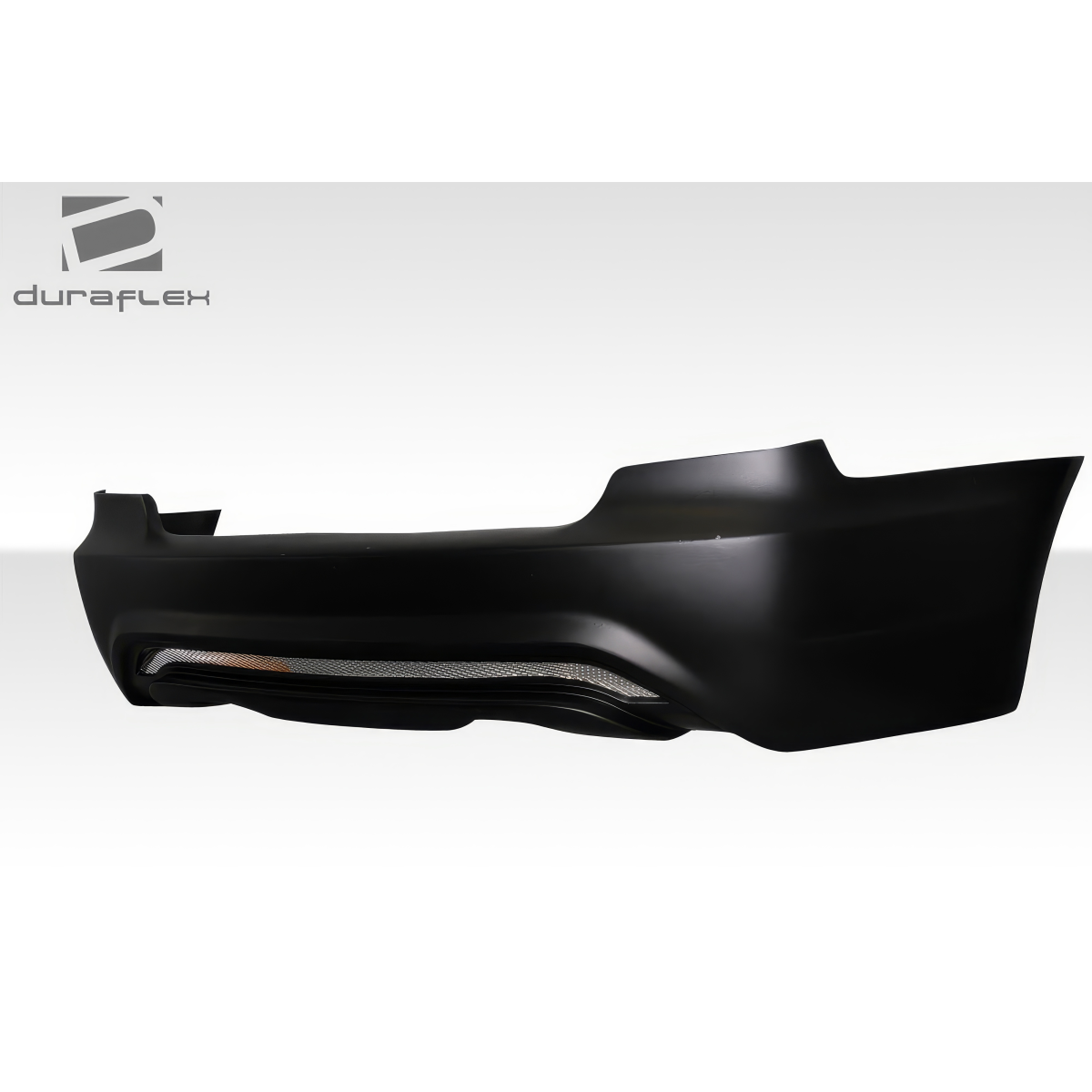 Modify your BMW M3 2008 with our Exterior/Rear Bumpers or Lips - Side angle view of rear bumper part