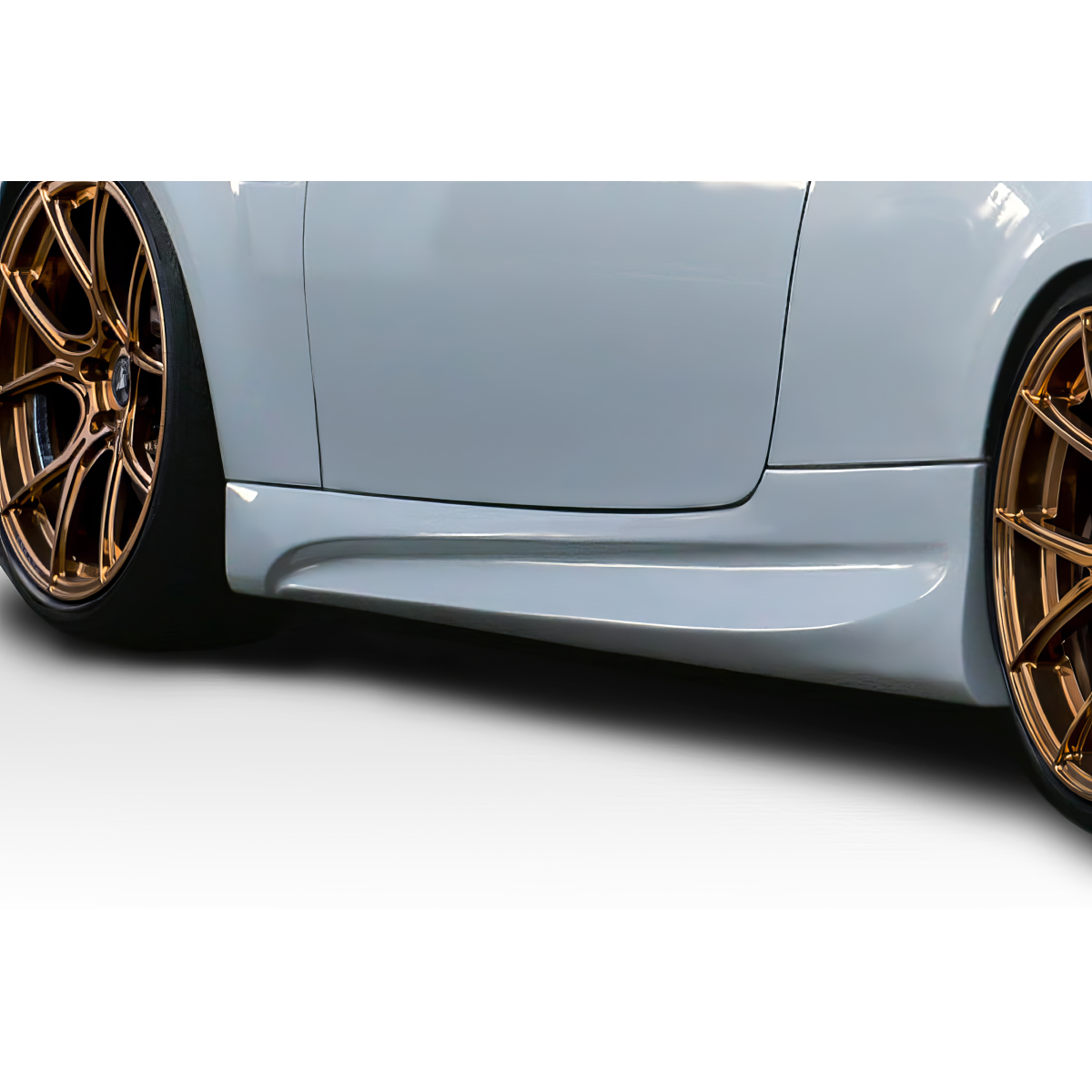 Modify your BMW M3 2008 with our Exterior/Side Skirts - Side view angle showcasing custom side skirt