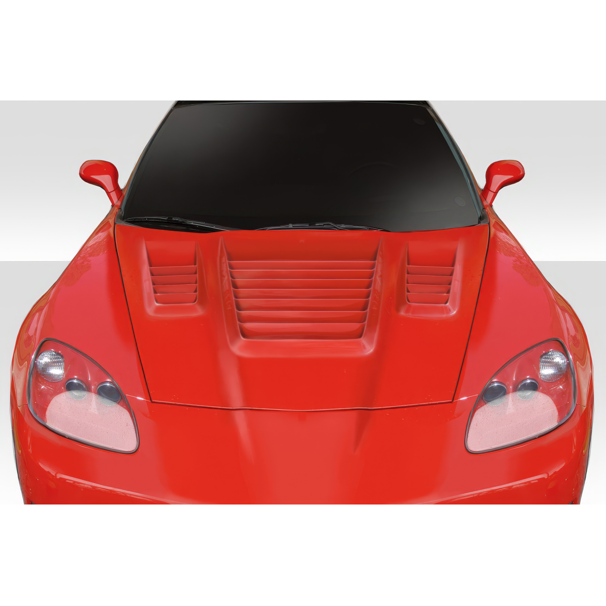 Modify your Chevrolet Corvette 2005 with our Exterior/Hoods - View from above looking straight down