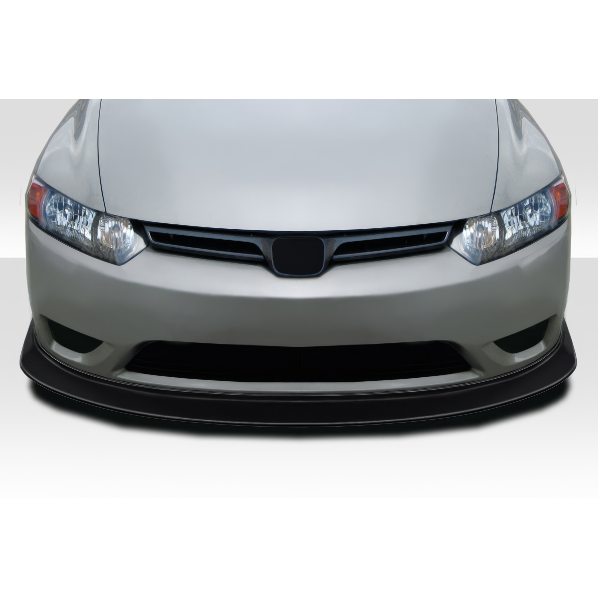 Modify your Honda Civic 2006 with our Exterior/Front Bumpers or Lips - Front view of the vehicle part