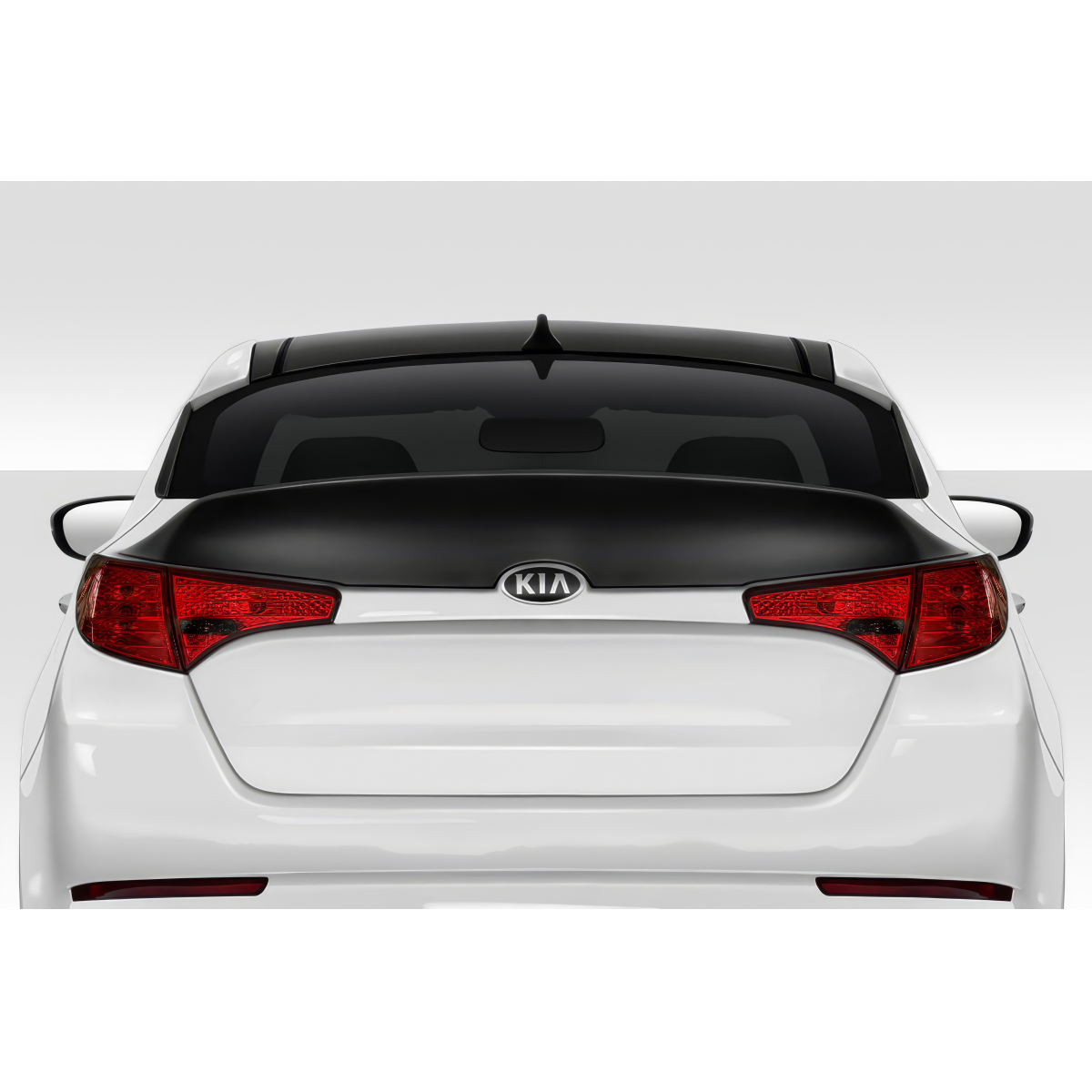 Modify your KIA Optima 2011 with our Exterior/Wings - Rear view at a straight angle