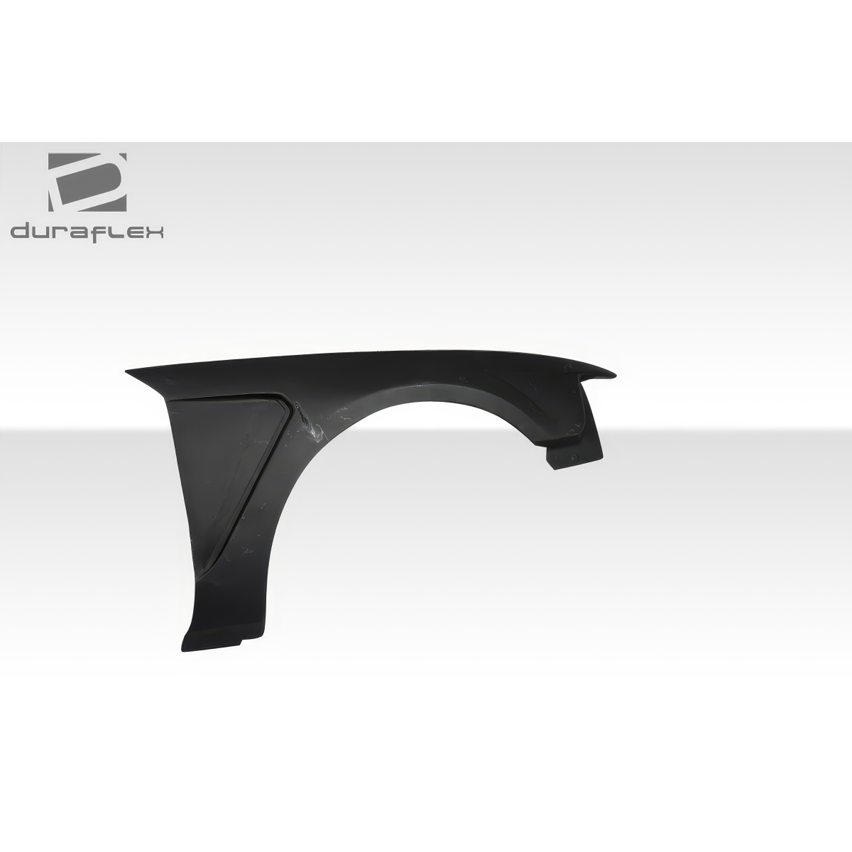 Modify your Ford Mustang 1999 with our Exterior/Fenders - Side view of fender part angled to right