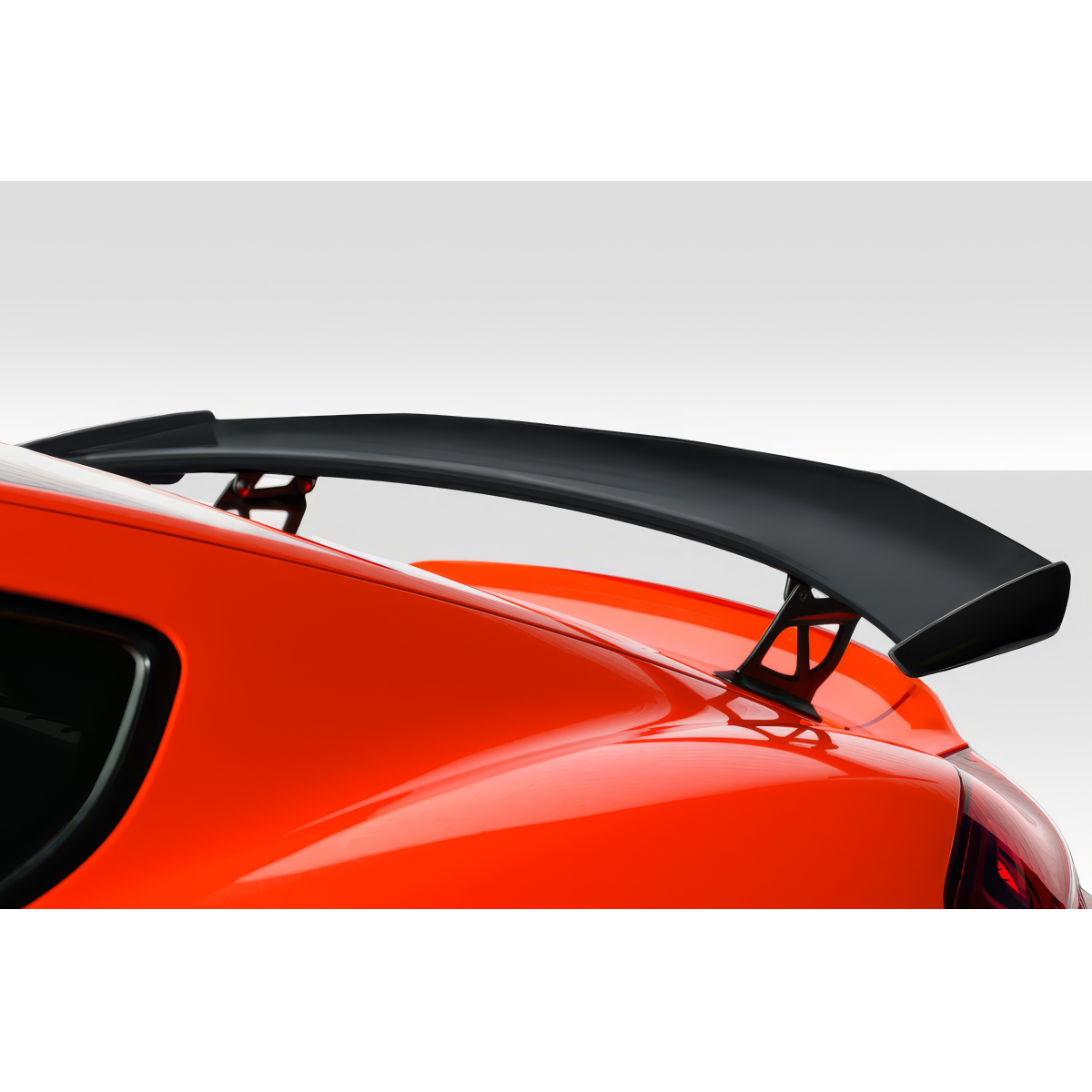 Modify your Porsche Cayman 2014 with our Exterior/Wings - The wing is viewed from a top rear angle