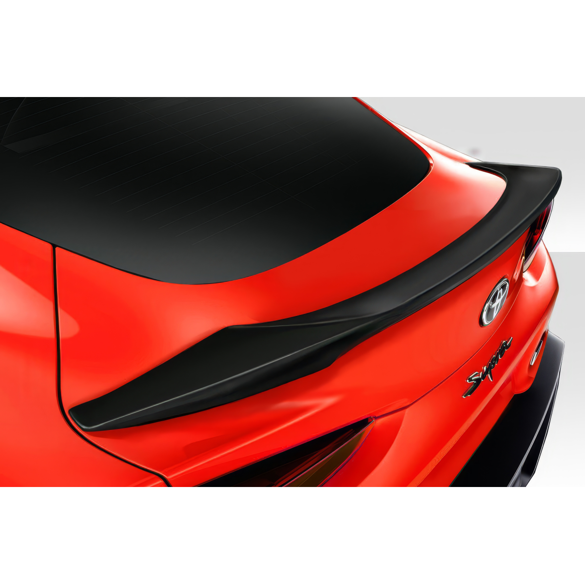 Modify your Toyota Supra 2019 with our Exterior/Wings - View from above and slightly behind the rear wing