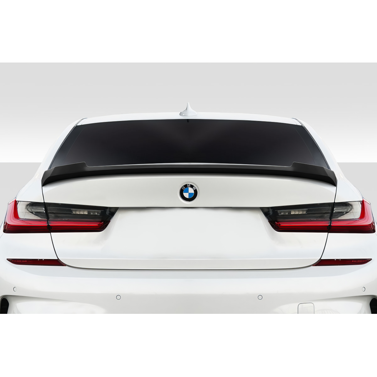 Modify your BMW 3-Series 2019 with our Exterior/Wings - Rear view angle of the vehicle