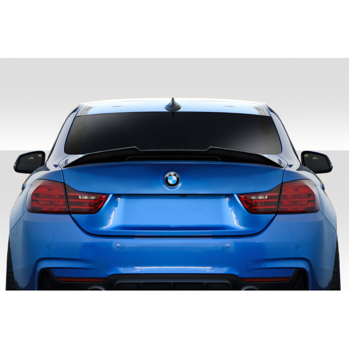 Modify your BMW 4-Series 2014 with our Exterior/Wings - Rear view angle of the BMW 4 Series