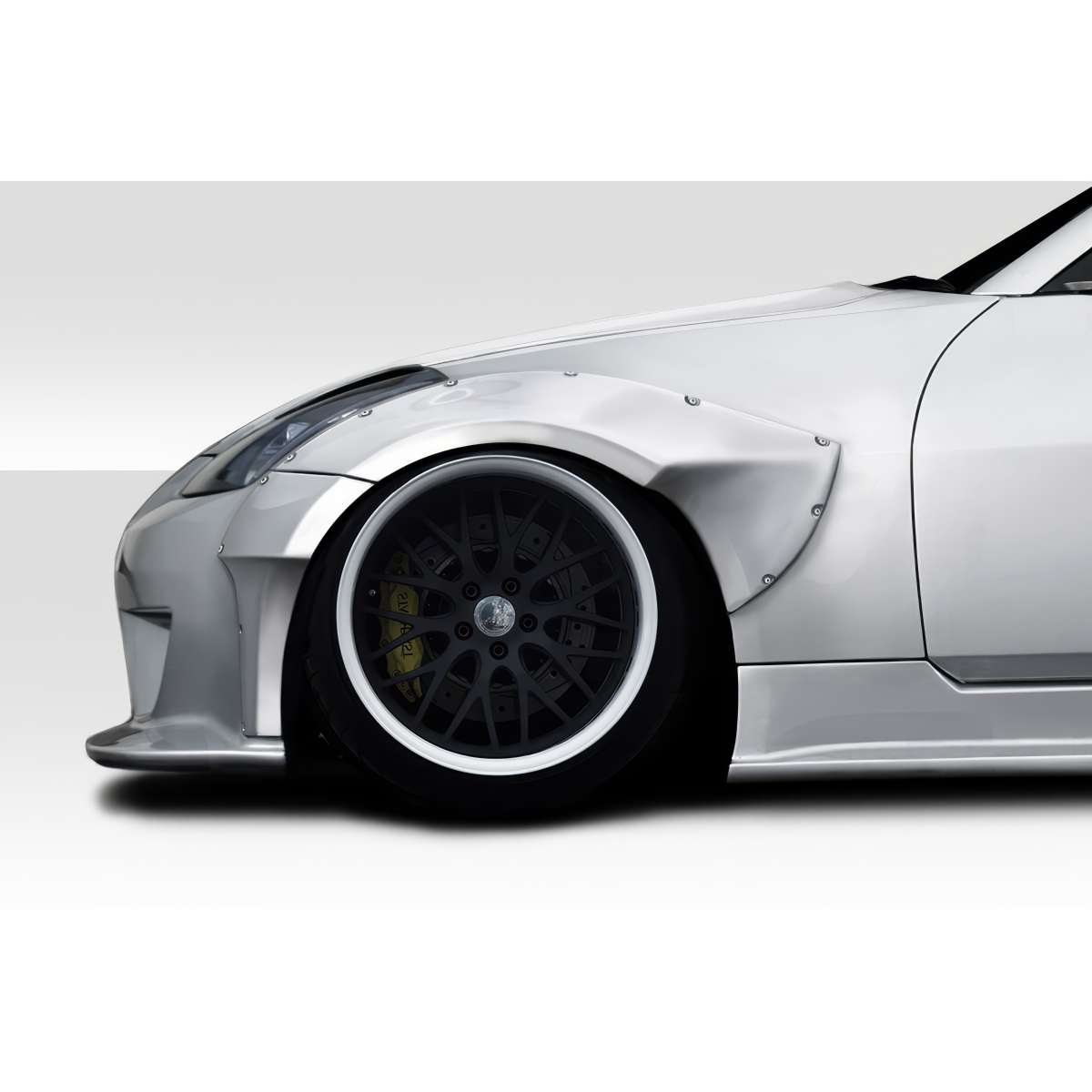 Modify your Nissan 350Z 2003 with our Exterior/Fenders - Image shows right side of a lowered Nissan 350Z