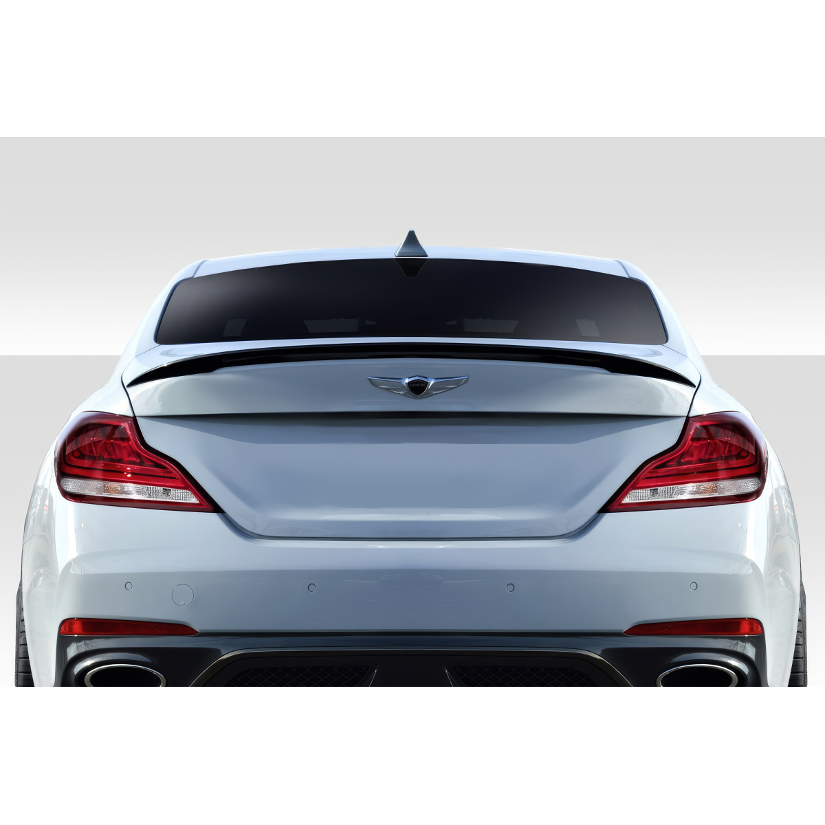 Modify your Genesis G70 2019 with our Exterior/Wings - Viewing at a straight rear angle