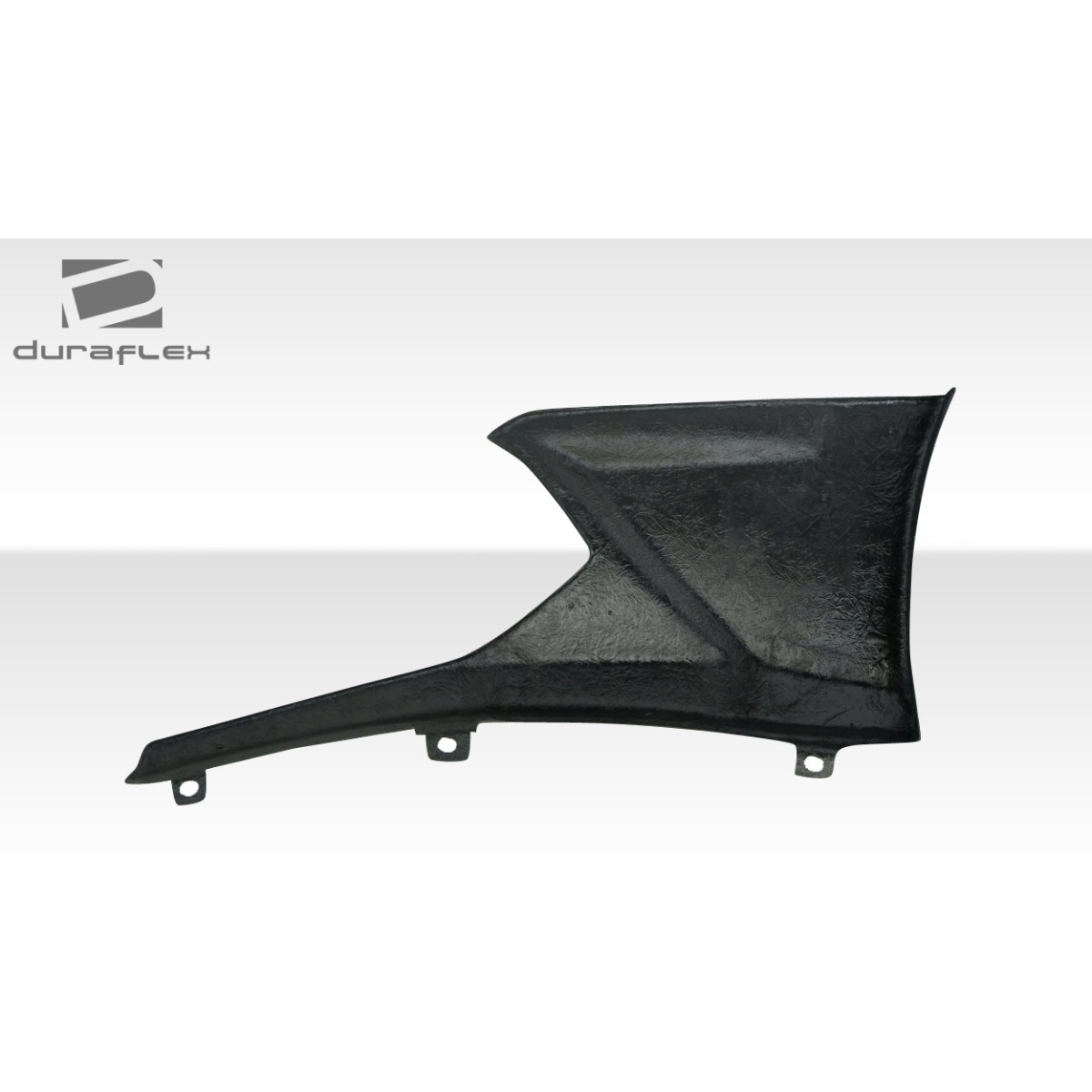 Modify your Honda Civic 2016 with our Exterior/Rear Lips - Side angle view of a rear lip add on part