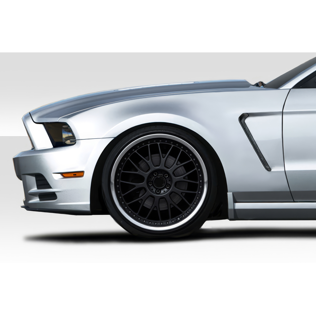 Modify your Ford Mustang 2010 with our Exterior/Fenders - Showing side profile of vehicle at slight angle