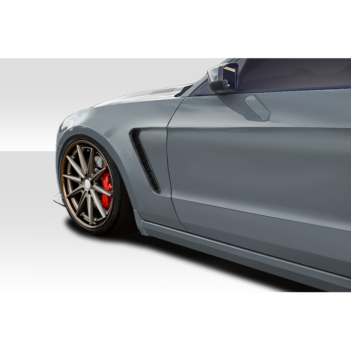 Modify your Ford Mustang 2010 with our Exterior/Fenders - View of vehicle fender at side angle