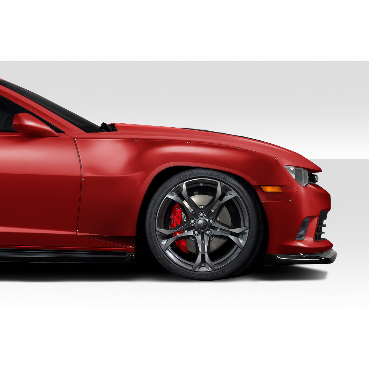 Modify your Chevrolet Camaro 2010 with our Exterior/Fenders - Side angle view of vehicle front fender