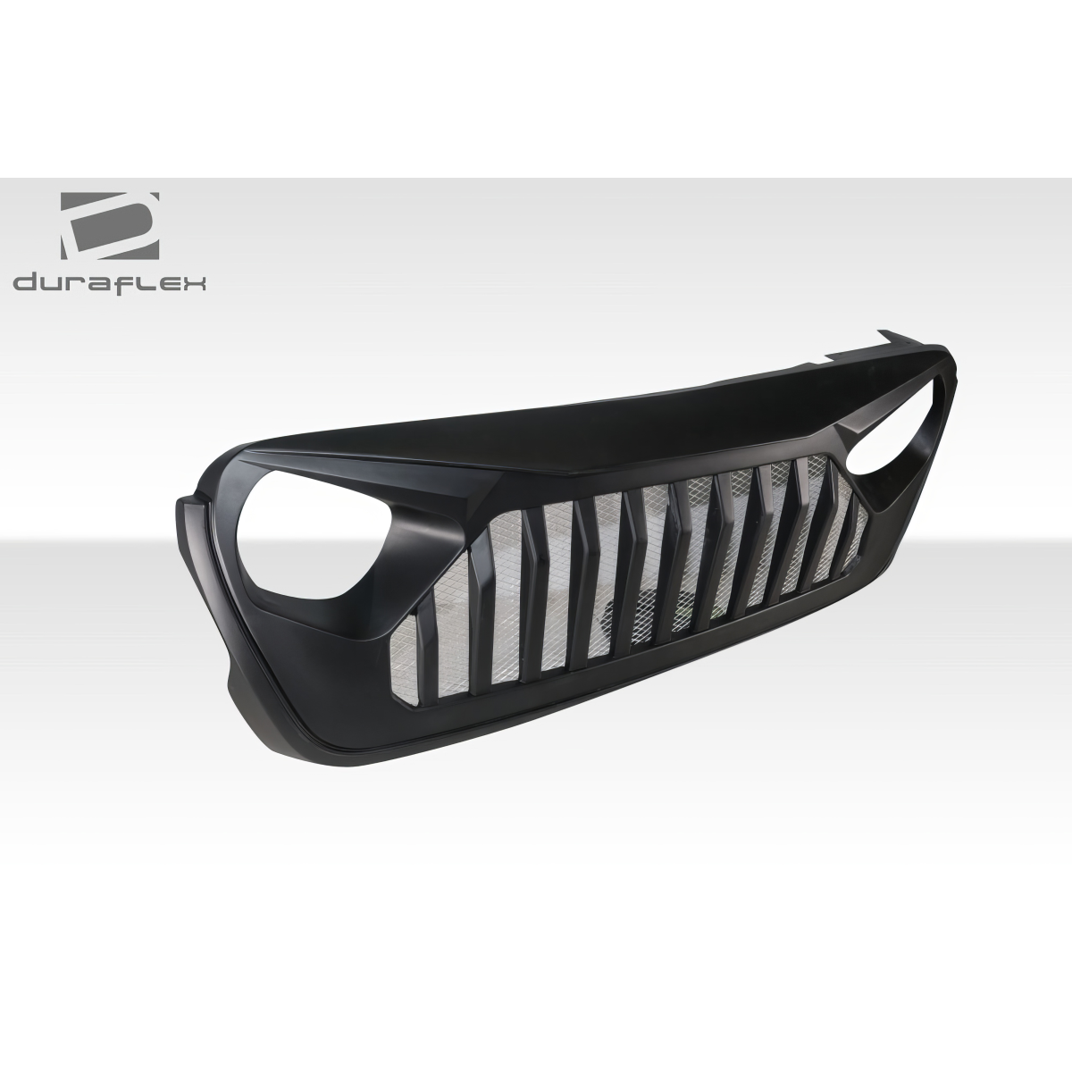 Modify your Jeep Gladiator 2019 with our Exterior/Grilles - Front view angle of an aftermarket grille part