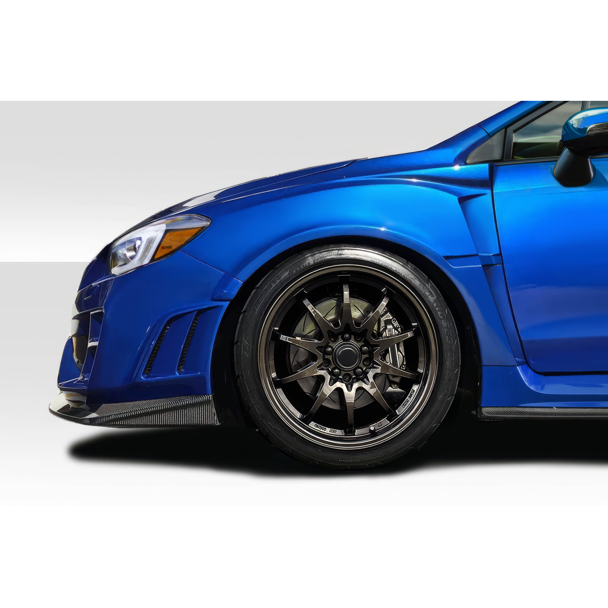 Modify your Subaru Impreza 2015 with our Exterior/Fenders - Side view showing front fender at a slight angle