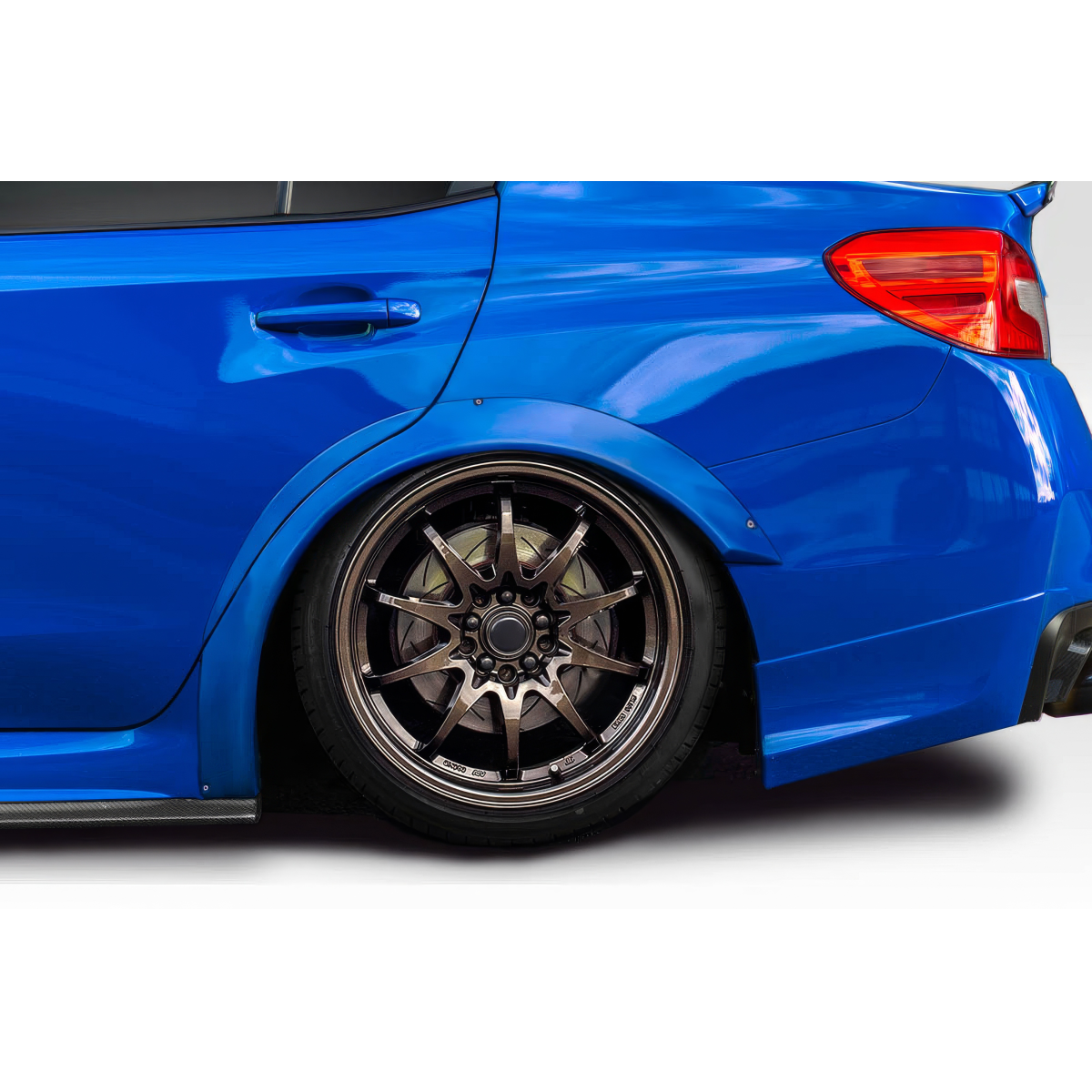 Modify your Subaru WRX 2015 with our Exterior/Fenders - Side profile view of modified car fender