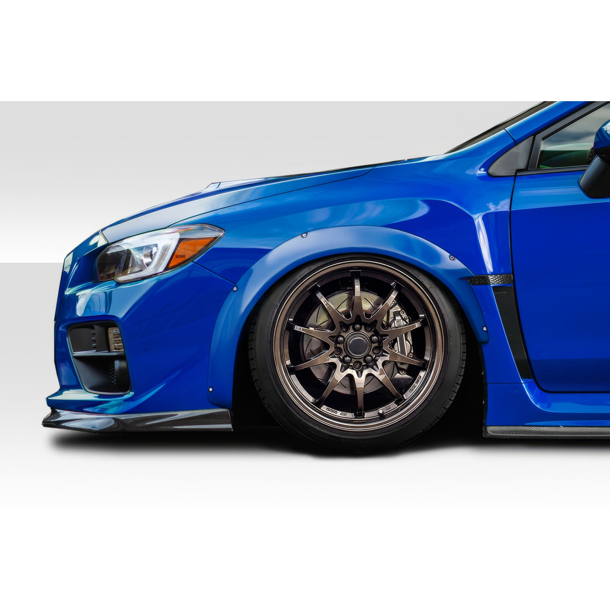 Modify your Subaru WRX 2015 with our Exterior/Fenders - The image shows a side angle of the vehicle