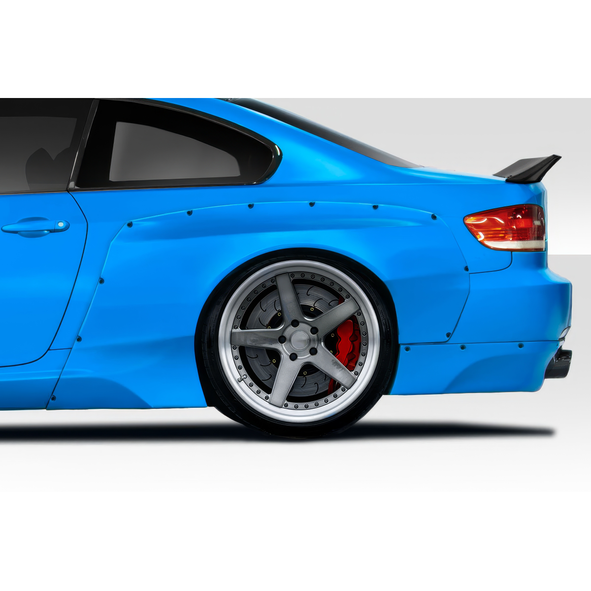 Modify your BMW 3-Series 2007 with our Exterior/Fenders - Side angle view of rear fender flare