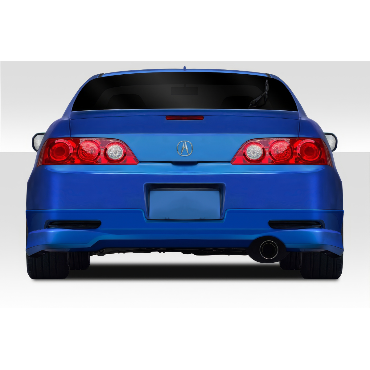 Modify your Acura RSX 2005 with our Exterior/Rear Bumpers or Lips - Rear view of vehicle showing rear bumper design