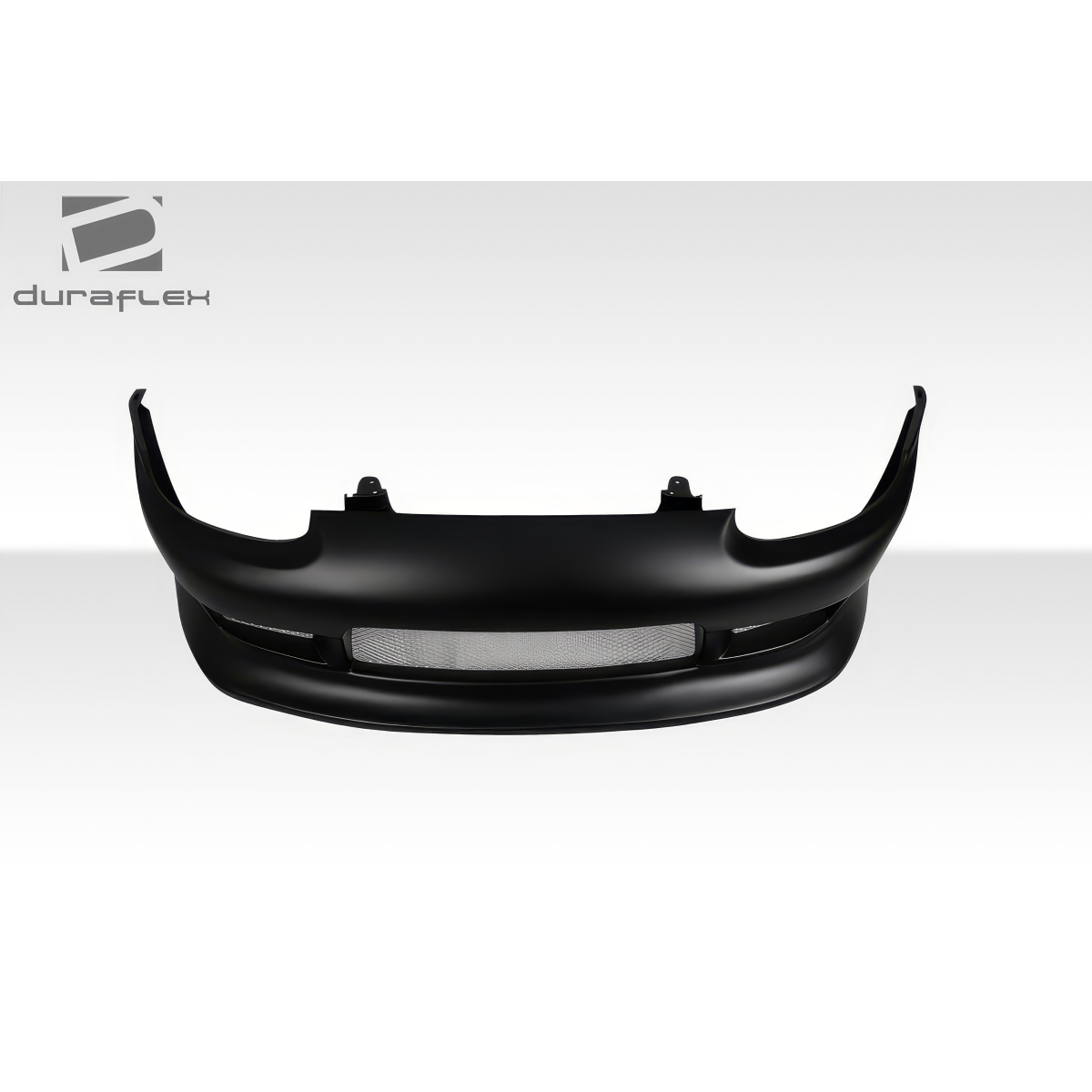 Modify your Mazda Miata 1999 with our Exterior/Front Bumpers or Lips - Front view of the bumper part in black finish