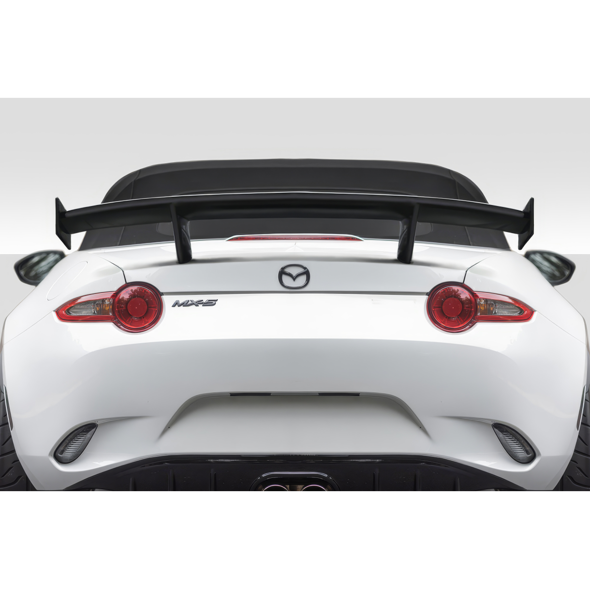 Modify your Mazda Miata 2016 with our Exterior/Wings - Rear view angle of the Mazda Miata 2016-2023