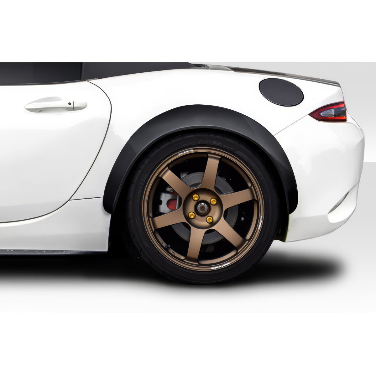 Modify your Mazda Miata 2016 with our Exterior/Fenders - Side angle view of Mazda Miata fender flare