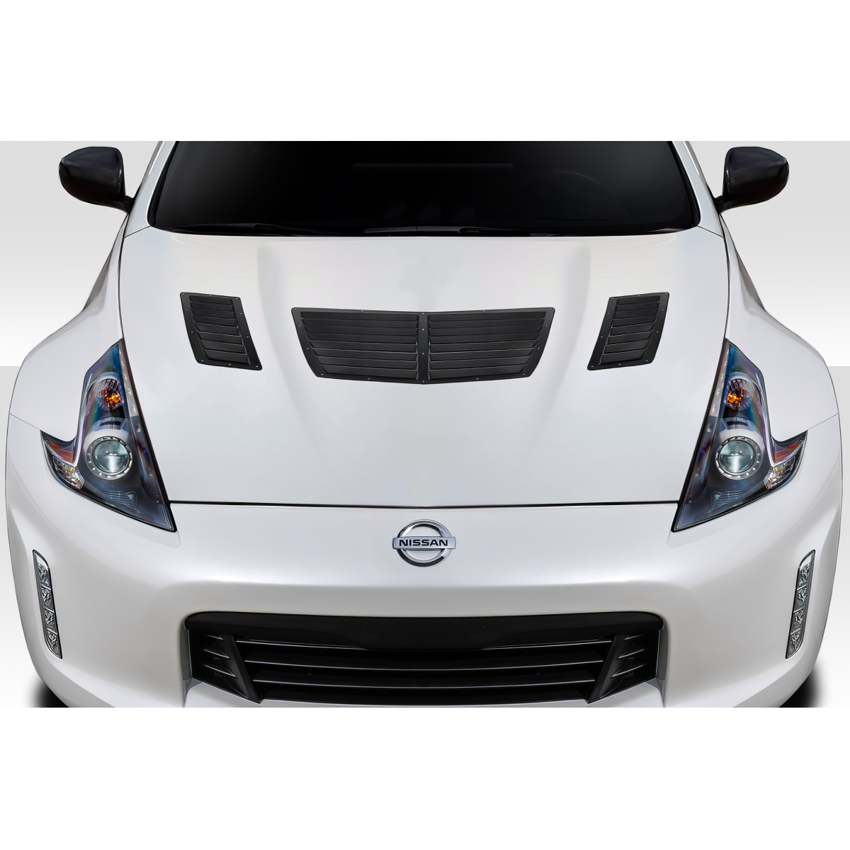 Modify your Nissan 370Z 2009 with our Exterior/Hoods - Top down view of Nissan 370Z hood