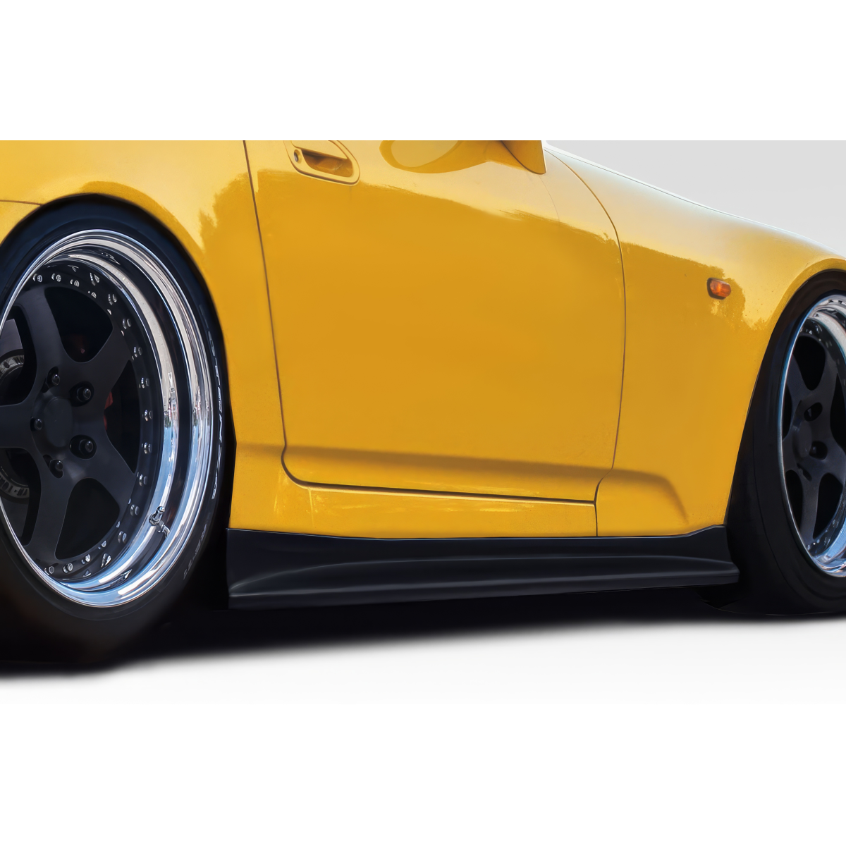 Modify your Honda S2000 2000 with our Exterior/Side Skirts - Side view of vehicle highlighting side skirts