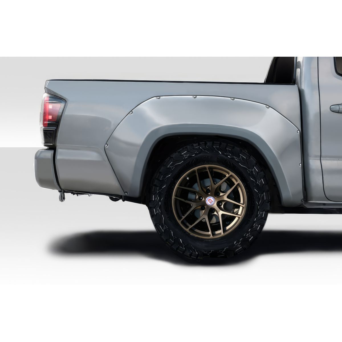 Modify your Toyota Tacoma 2016 with our Exterior/Fenders - Image shows rear fender at side angle