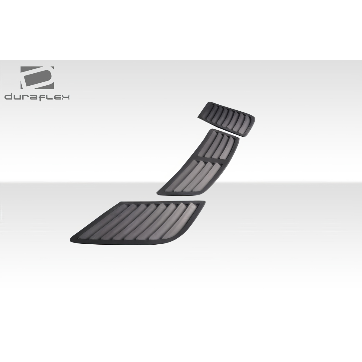 Modify your BMW 3-Series 2008 with our Exterior/Hoods - Angled view of car hood vents from above