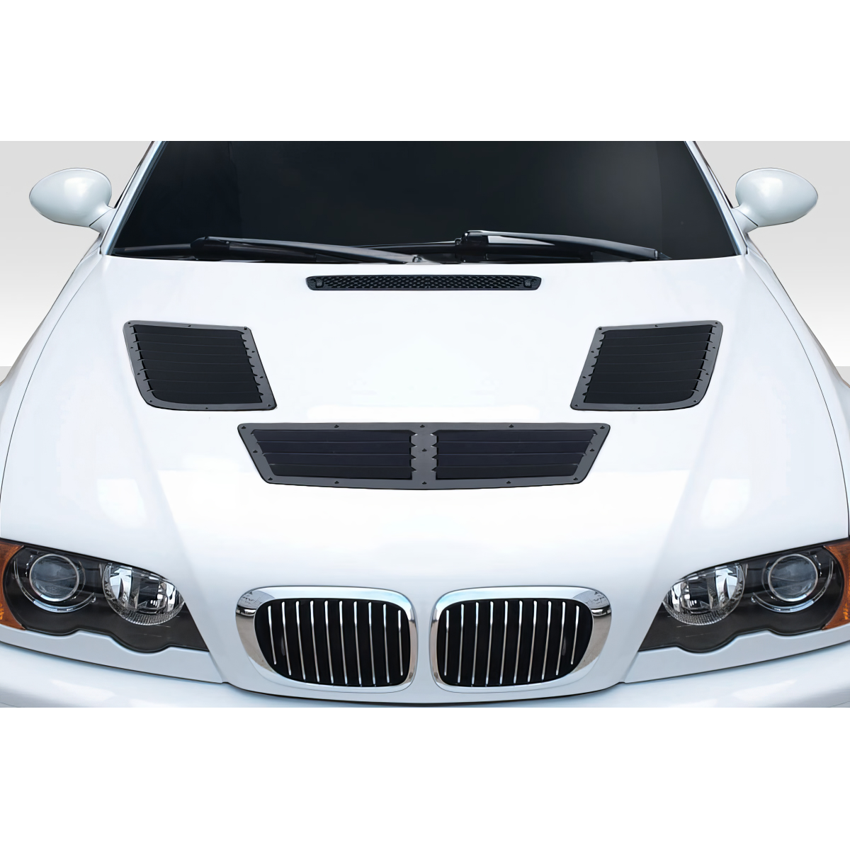 Modify your BMW 3-Series 2001 with our Exterior/Hoods - The part is viewed from the front angle