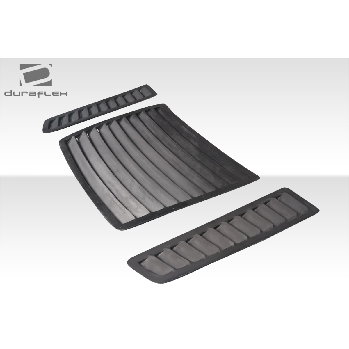 Modify your Ford Mustang 2013 with our Exterior/Hoods - Angled view of automotive hood vents